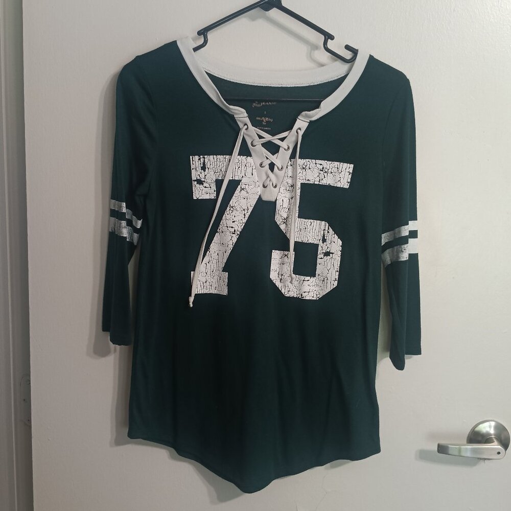 Casual drawstring shirt